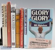 Tottenham Hotspur History - Multi-Signed Glory Glory My Life with Spurs by Bill Nicholson features