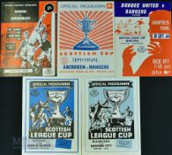 Selection of Scottish semi-finals to include 1957 Rangers v Brechin City (SLC s/f), 1960 Rangers v