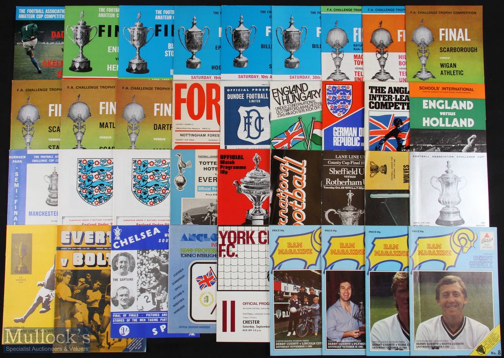Assorted Selection of Football Programmes generally 60s and 70s onwards features a real mix