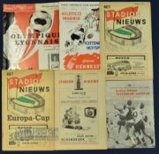 Selection of Tottenham Hotspur away match programmes to include 1960/61 Amsterdam Select XI 17 May