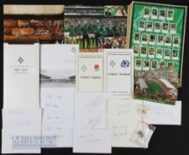 Irish Interest Rugby Miscellany (Qty): Nice quirky collection, over 35 Mint postcards of the old