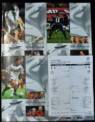 2000/2001 UEFA Champions League Group 1 official guide; Group 2 official magazine; quarter final &