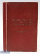 Scarce 1927 Dignitaries copy of Bradford City Bazaar and History of the Club Official Handbook and