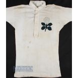 Extremely Rare & Early 1870s England Rugby International Jersey (v Scotland) c1874: 2nd oldest known