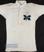 Extremely Rare & Early 1870s England Rugby International Jersey (v Scotland) c1874: 2nd oldest known