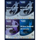 RWC 2011 Rugby Programmes (4): Quartet from Down Under in the NZ RWC already a decade ago. Pool A,