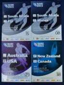 RWC 2011 Rugby Programmes (4): Quartet from Down Under in the NZ RWC already a decade ago. Pool A,