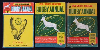 1950-52 First South African Rugby Annuals (3): Historic trio of the earliest of the Annuals, the