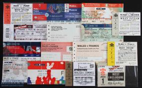 Wales & France Rugby Tickets 1980-2017 (15): (All these tickets & more were also available in lot