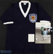 Scotland International 1957 Match Worn Laurence Reilly (1928-2013) Football Shirt Number 9 - to