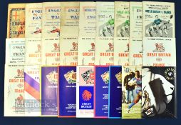 Selection of 1946-1992 International Rugby League Programmes incl 46 England v Wales, 47 England v