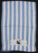 The Perth Swans Western Australia Rugby League cotton touch flag - blue and white stripes with