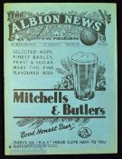 1936/37 West Bromwich Albion v Arsenal FAC 6th round match programme 6 March 1937; good condition.