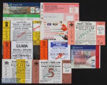 Wales & Ireland Rugby Tickets 1981-2001 (10): (All these tickets & more were also available in lot