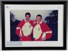 1993 British Lions Brothers Signed Rugby Photograph: shot of Gavin & Scott Hastings on the tour Down