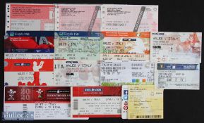Wales & Italy Rugby Tickets 1992-2020 (14): From pre-6 Nations friendlies & the official matches