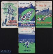 Complete Collection of 4x early Post War Rugby League Challenge Cup Final Programmes 1947 to