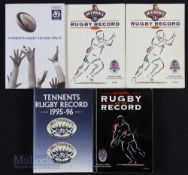 1992-1996 inc, McEwans/Tennants Scottish Rugby Record (4): Four consecutive 1990s editions of the