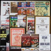 1990/1992 Scotland to New Zealand/Australia Rugby Programmes (15): Other than the 1st test in NZ