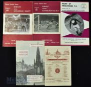 Selection of Scottish club match programmes to include 1950/51 Hearts v Gala Fairydean (East of