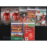 1992-1997 Wales H v S Hemisphere Rugby Programmes (7): At home v Australia 1992, 1996 & 2015 (2),