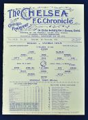 1933/34 Chelsea Reserves v Swansea Town Reserves Football Programme date 18th Nov, ex bound vol,