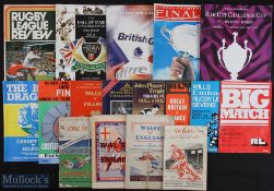 Rugby League Programmes Selection incl Internationals, Challenge Cup Finals from 1946 onwards (