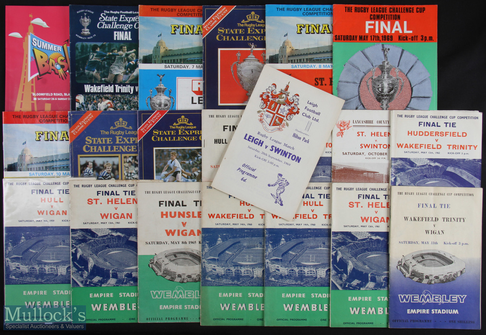 Rugby League Challenge Cup Final Programmes etc (21): The Wembley (or Elland Road replay) issues for