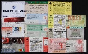 Wales etc v Australia Rugby Tickets 1973-2013 (14): The issues from games at Cardiff v the Wallabies