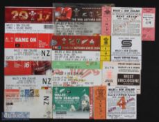 Wales v New Zealand Rugby Tickets 1978-2017 (12): A dozen v the Down Under kings at Cardiff, inc the