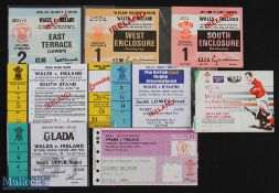 Wales & Ireland Rugby Tickets 1981-1997 (8): (All these tickets & more were also available in lots