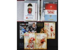 2010-2011 Great Wales Rugby Programme Collection (20): 3 of 4 Autumn tests 2010 (Australia missing),