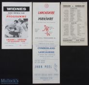 Collection of Rugby League County Championship Programmes from 1953-1962 (4) 1953 Yorkshire v