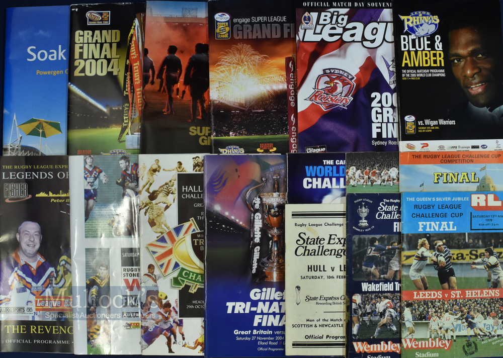 Collection of mostly Leeds Rugby League Challenge Cup Final Programmes, World Club Challenge, - Image 2 of 2