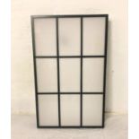 LARGE LIGHT BOX in the form of a leaded glass window, 129cm high x 81cm wide Note: This lot is