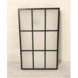 LARGE LIGHT BOX in the form of a leaded glass window, 129cm high x 81cm wide Note: This lot is