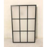 LARGE LIGHT BOX in the form of a leaded glass window, 129cm high x 81cm wide Note: This lot is