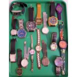 SELECTION OF LADIES AND GENTLEMEN'S WRISTWATCHES including Festina, Diesel, Casio, Henry London,