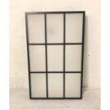 LARGE LIGHT BOX in the form of a leaded glass window, 129cm high x 81cm wide Note: This lot is