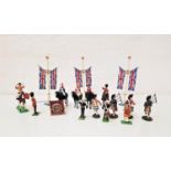 SELECTION OF BRITAINS MILITARY FIGURES and others of Trooping The Colour with the Household Cavalry,