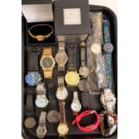 SELECTION OF LADIES AND GENTLEMEN'S WRISTWATCHES including Oskar Emil, Swatch, Bering, Aspect,