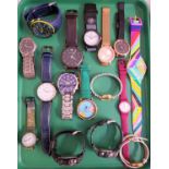 SELECTION OF LADIES AND GENTLEMEN'S WRISTWATCHES including Limit, Emporio Armani, Timex, Sekonda,