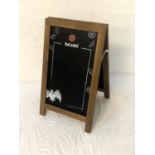 BACARDI BRANDED A-FRAME CHALK BOARD 99cm high