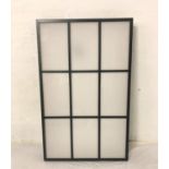 LARGE LIGHT BOX in the form of a leaded glass window, 129cm high x 81cm wide Note: This lot is