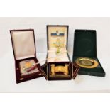 SELECTION OF ORANTE GIFTS FROM MIDDLE EASTERN AND OTHER COUNTRIES including a cased cut glass