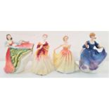 FOUR ROYAL DOULTON FIGURINES comprising Ann, HN3259; Elizabeth, HN2465; Deborah (Figure of the