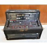 BOXED KAM DJ MIXER AND CD PLAYER in felt lined case, containing a KAM KCD850 professional CD