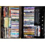 LARGE SELECTION OF DVDs including feature films, documentaries, comedies, etc., approximately 110