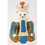 ROYAL CROWN DERBY 'PERSIAN' PAPERWEIGHT from the 'Royal Cats' series 1986