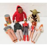 SELECTION OF DOLLS AND FILM RELATED FIGURES comprising ITC Ent. Captain Scarlett doll dated 1993;